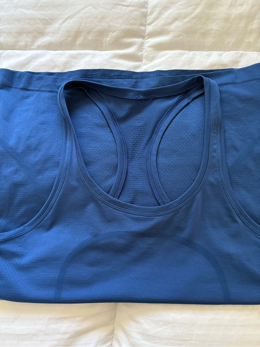lululemon athletica Blue Racerback Tank Top